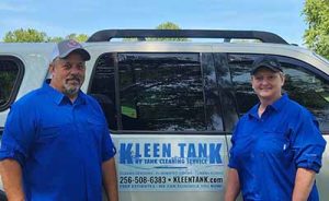 Mark and Christy Olson, owners of Kleen Tank of Northern Alabama, an Authorized Kleen Tank Dealer